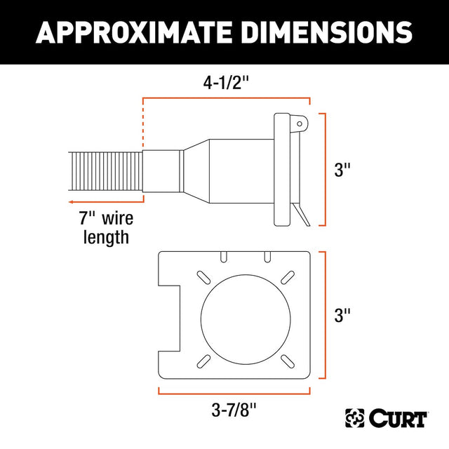 Product of Curt 55774 Trailer Wiring Connector