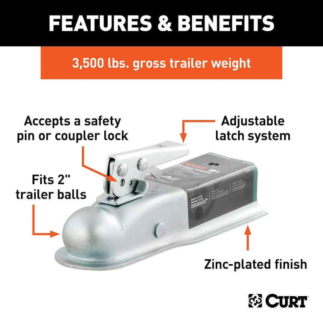 Product of Curt 25135 Trailer Coupler