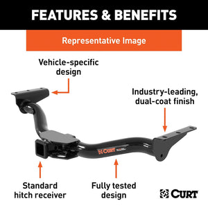 Product of Curt 13409 Trailer Hitch Rear