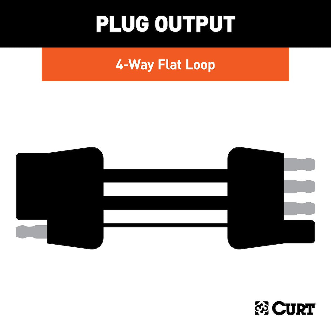 Product of Curt 58380 Trailer Wiring Connector