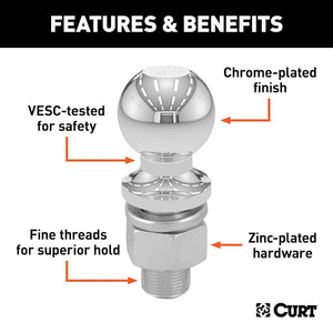 Product of Curt 40021 Trailer Hitch Ball