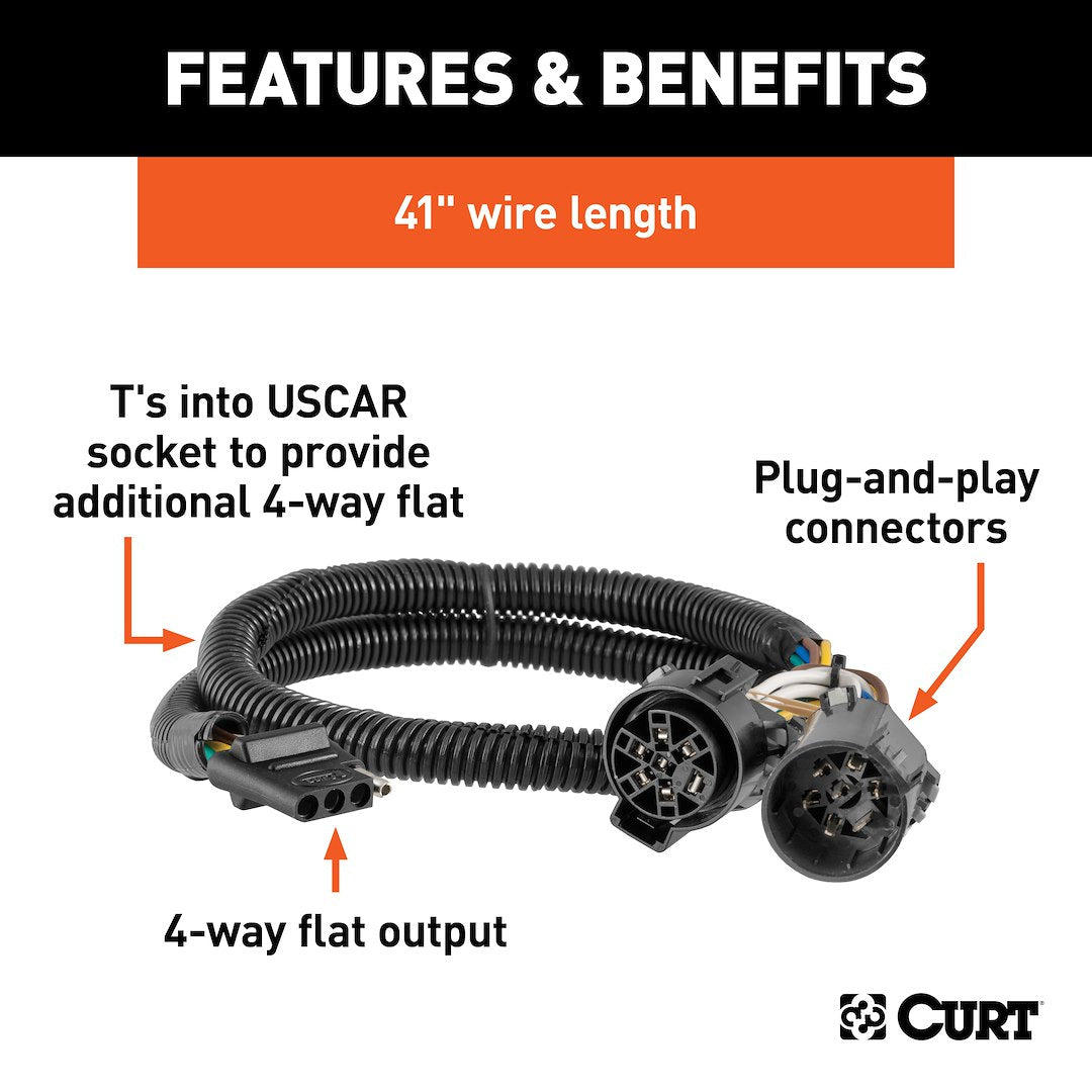 Product of Curt 55384 Trailer Wiring Connector