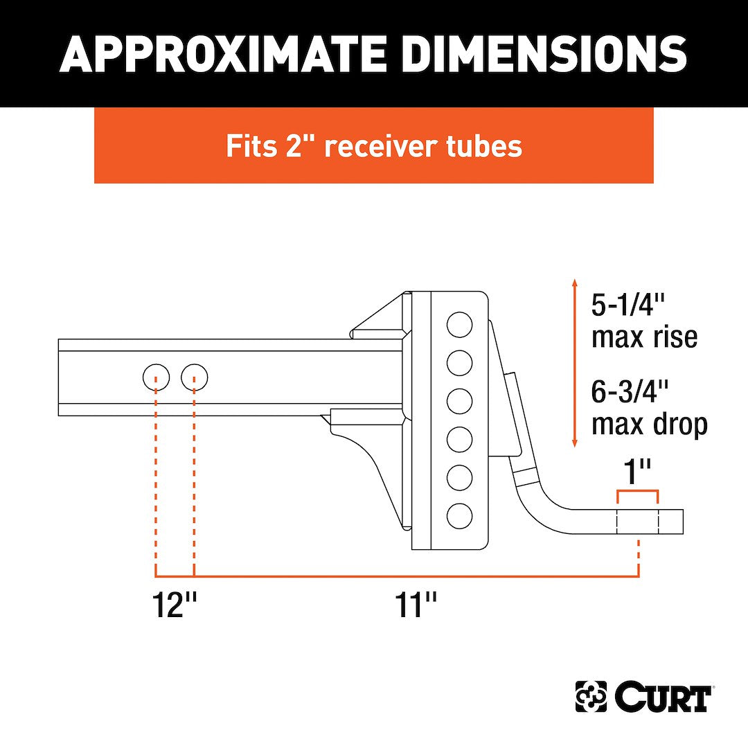 Product of Curt 45901 Trailer Hitch Ball Mount