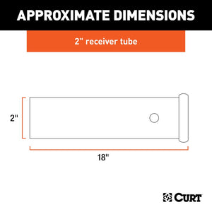 Product of Curt 49180 Trailer Hitch Receiver Tube