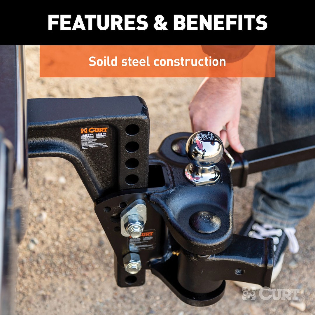 Product of Curt 17132 Weight Distribution Hitch Shank