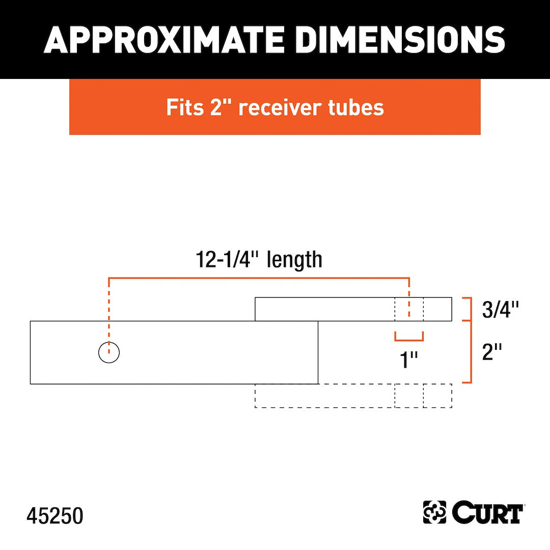 Product of Curt 45250 Trailer Hitch Ball Mount