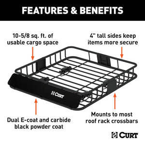Product of Curt 18115 Roof Basket
