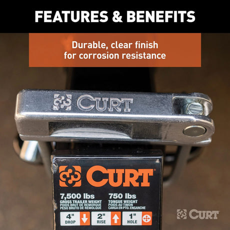 Product of Curt 22325 Trailer Hitch Receiver Tube Anti Rattle Bracket