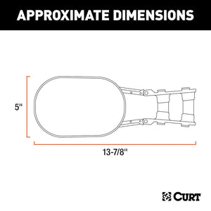 Product of Curt 20002 Exterior Towing Mirror
