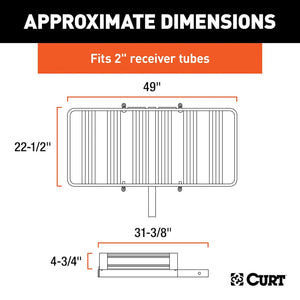 Product of Curt 18113 Trailer Hitch Cargo Carrier