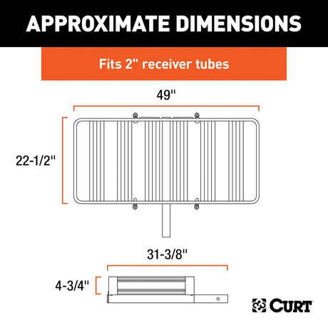 Product of Curt 18113 Trailer Hitch Cargo Carrier