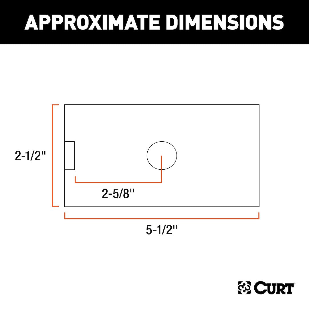 Product of Curt 45405 Trailer Hitch Receiver Tube Adapter