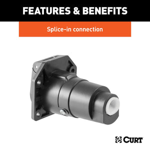 Product of Curt 58150 Trailer Wiring Connector