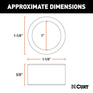 Product of Curt 21200 Trailer Hitch Ball Shank Reducer