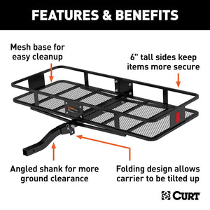 Product of Curt 18153 Trailer Hitch Cargo Carrier
