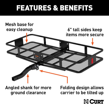 Product of Curt 18153 Trailer Hitch Cargo Carrier