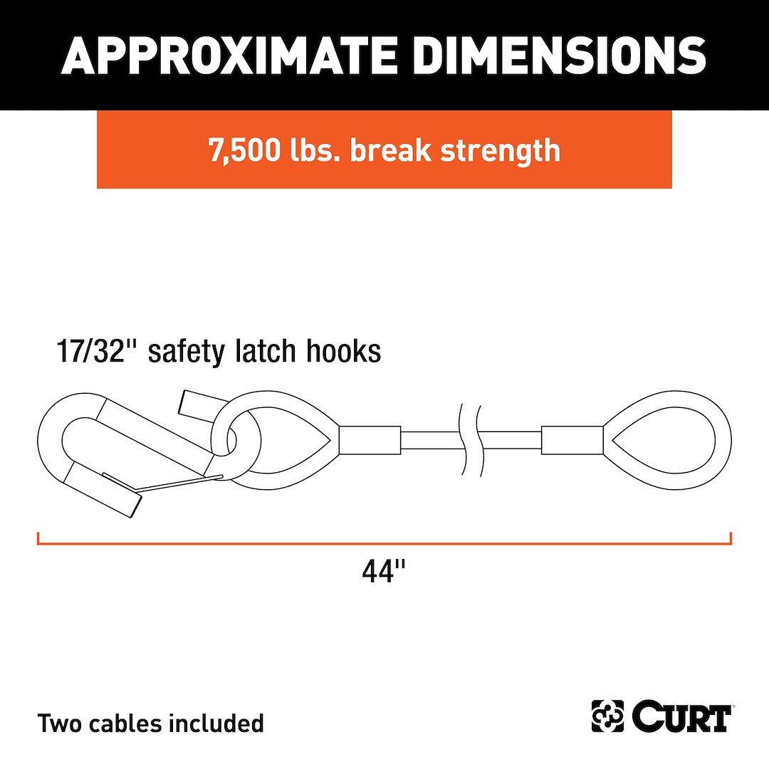 Product of Curt 80176 Trailer Safety Cable