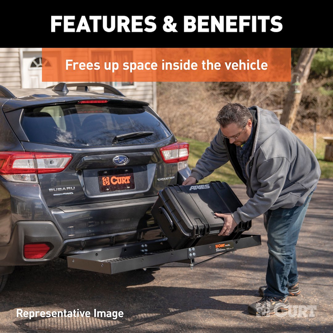 Product of Curt 18109 Trailer Hitch Cargo Carrier