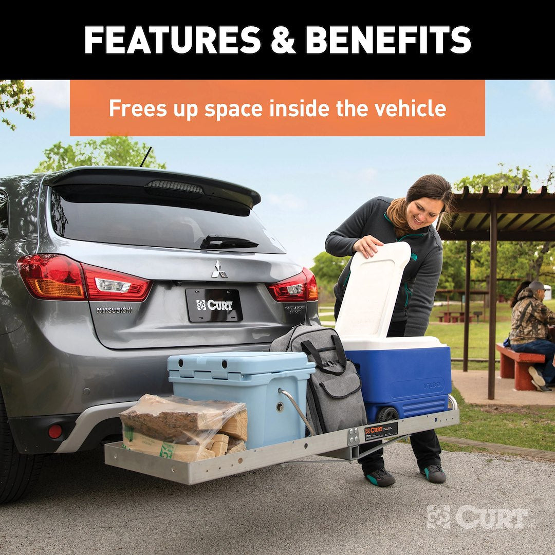 Product of Curt 18100 Trailer Hitch Cargo Carrier