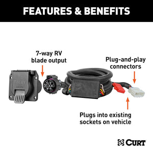 Product of Curt 56421 Trailer Wiring Connector