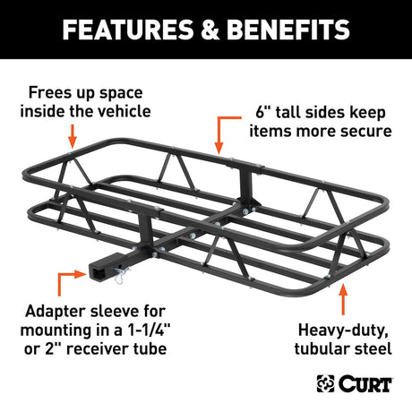 Product of Curt 18145 Trailer Hitch Cargo Carrier