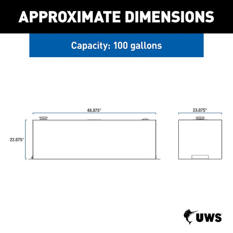 Product of Uws Tt-100-Rt-T-P Liquid Transfer Tank