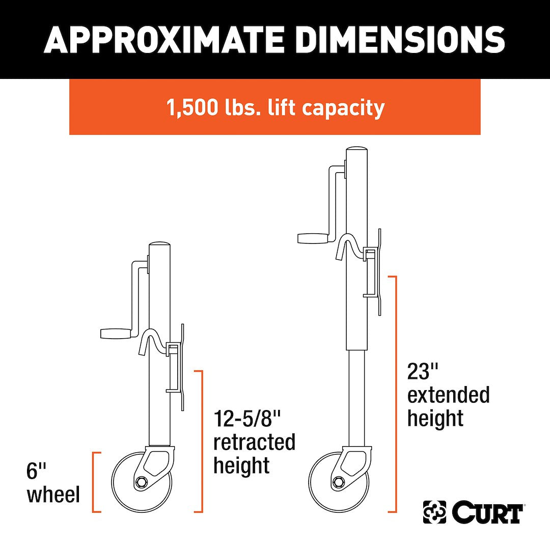 Product of Curt 28156 Trailer Tongue Jack