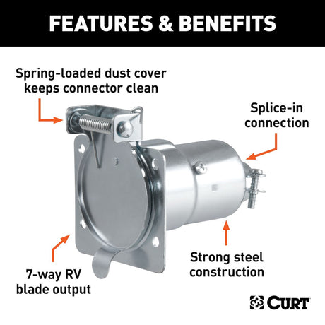 Product of Curt 58220 Trailer Wiring Connector