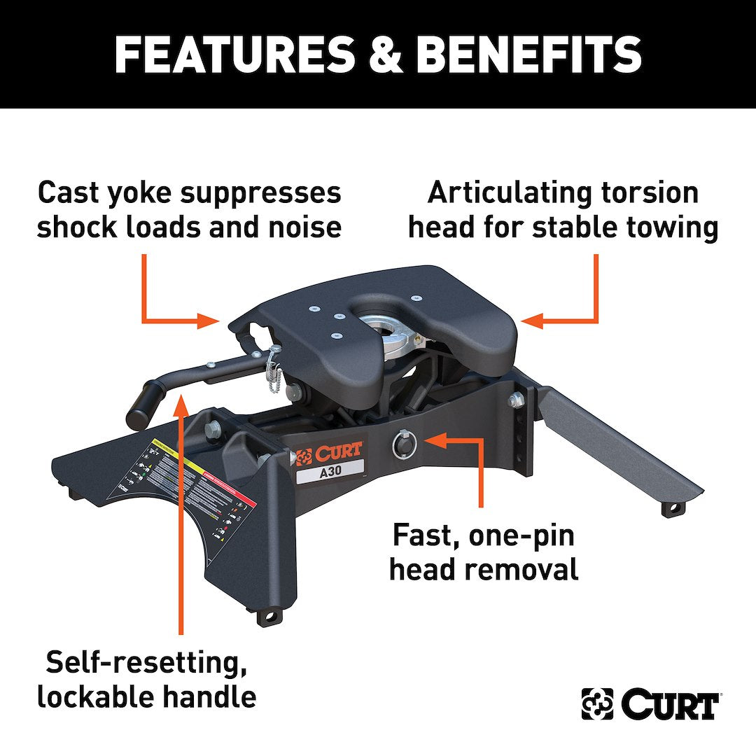 Product of Curt 16190 Fifth Wheel Trailer Hitch