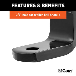 Product of Curt 45521 Trailer Hitch Ball Mount