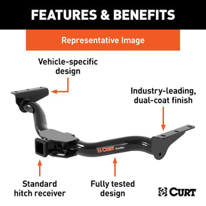 Product of Curt 13530 Trailer Hitch Rear