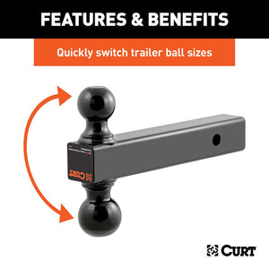 Product of Curt 45660 Trailer Hitch Ball Mount