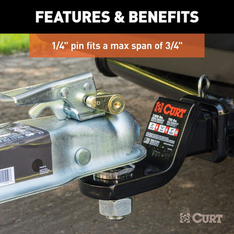 Product of Curt 23022 Trailer Coupler Lock