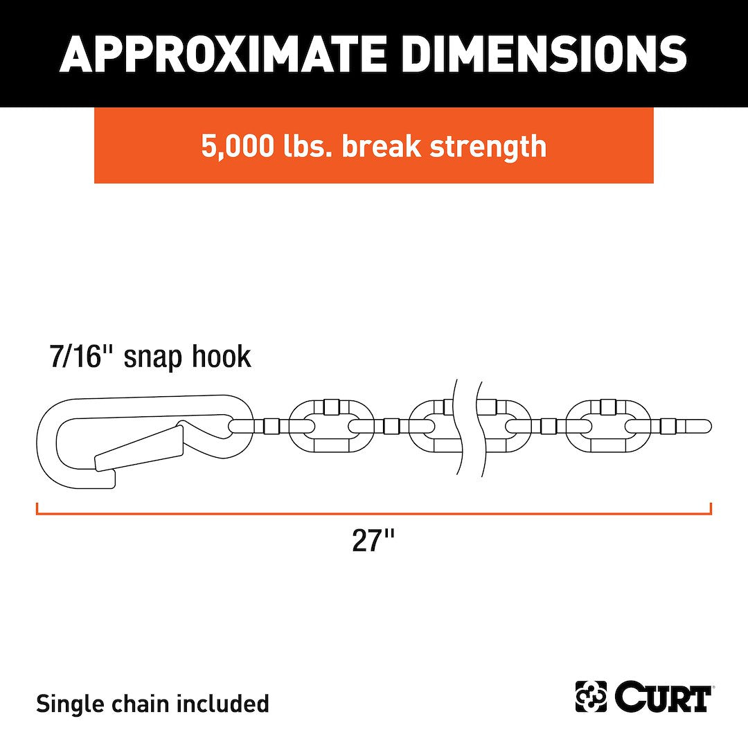 Product of Curt 80313 Trailer Safety Chain