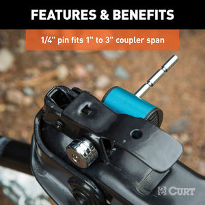 Product of Curt 23503 Trailer Coupler Lock
