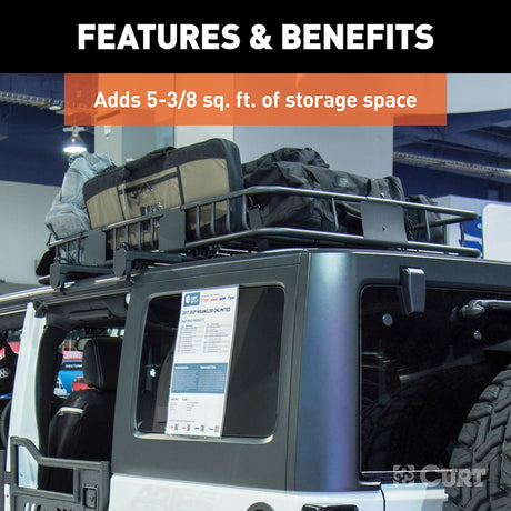 Product of Curt 18117 Roof Basket Extension