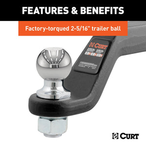 Product of Curt 45332 Trailer Hitch Ball Mount