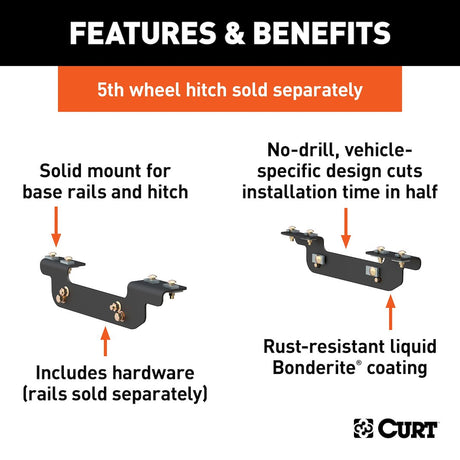 Product of Curt 16411 Fifth Wheel Trailer Hitch Mount Kit