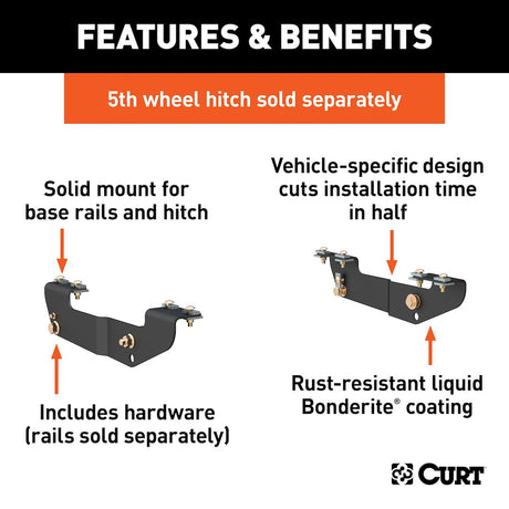 Product of Curt 16418 Fifth Wheel Trailer Hitch Mount Kit