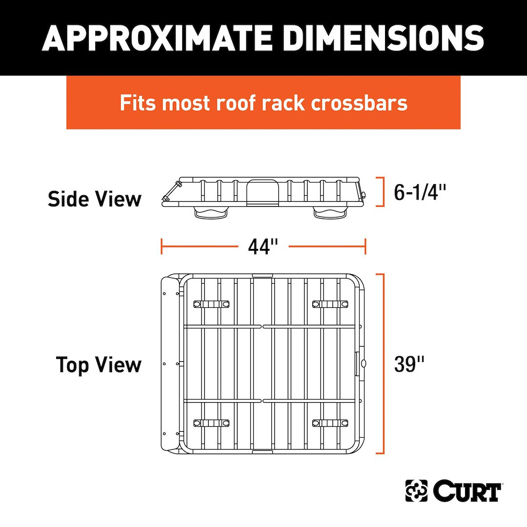 Product of Curt 18115 Roof Basket