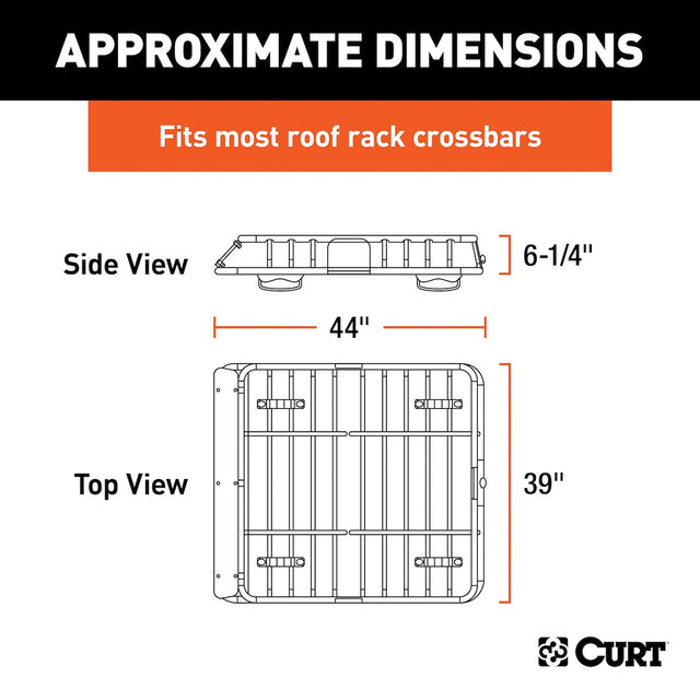 Product of Curt 18115 Roof Basket
