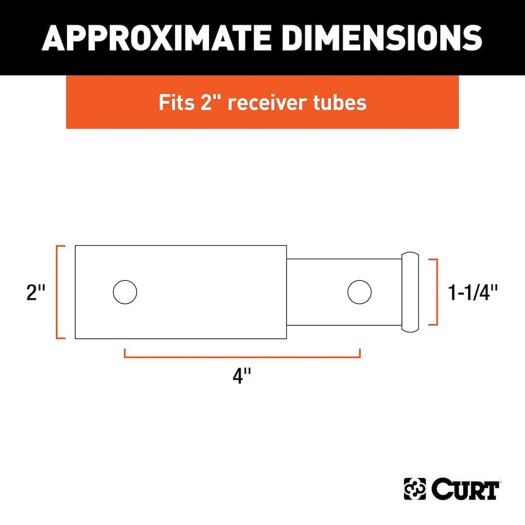 Product of Curt 45770 Trailer Hitch Receiver Tube Adapter