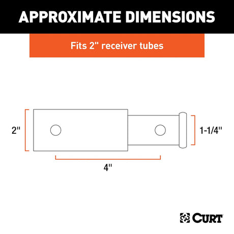 Product of Curt 45770 Trailer Hitch Receiver Tube Adapter