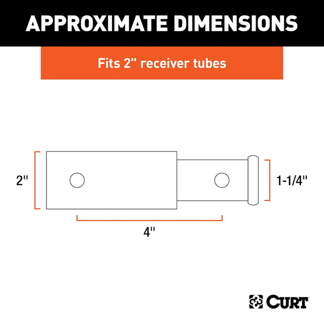 Product of Curt 45770 Trailer Hitch Receiver Tube Adapter