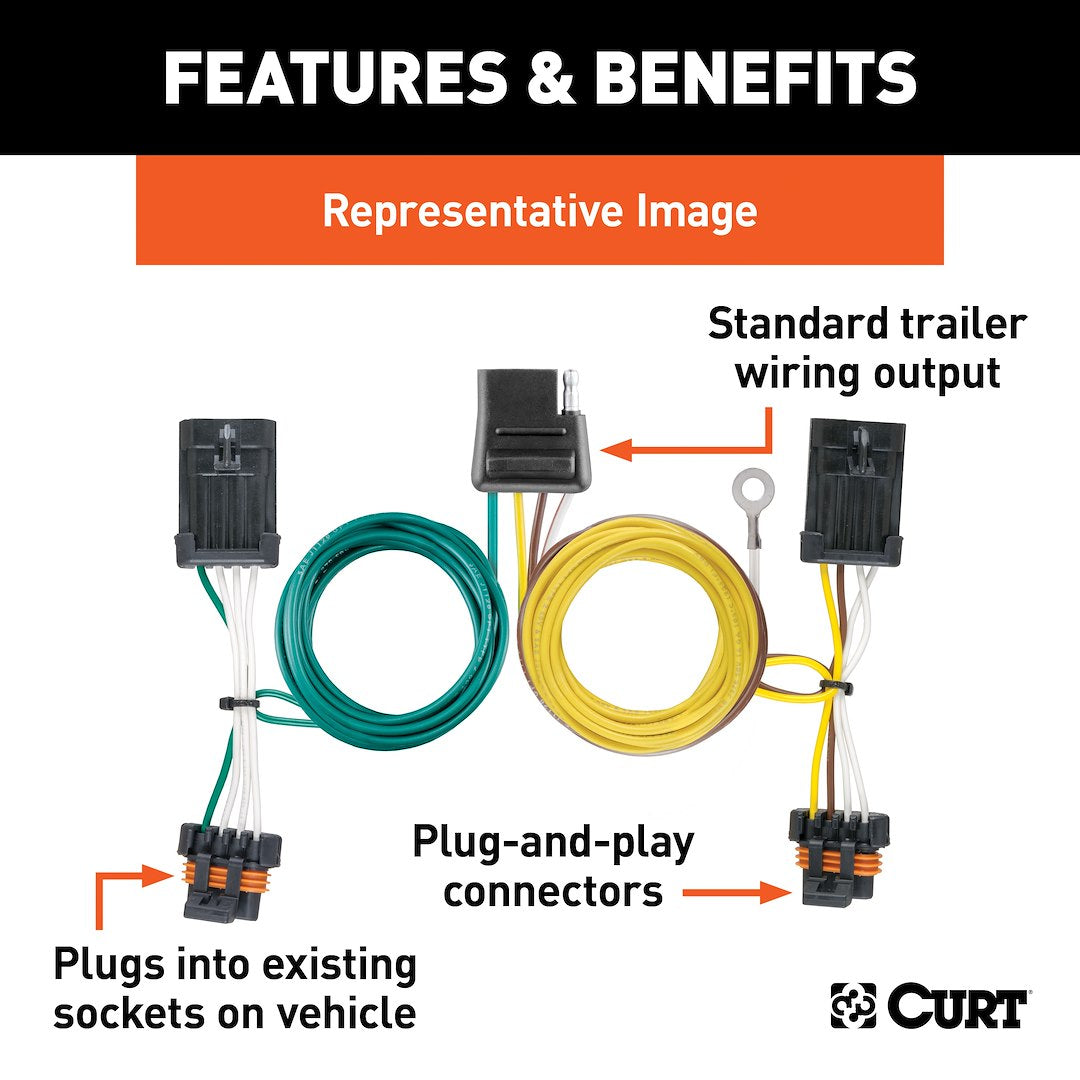 Product of Curt 56094 Trailer Wiring Connector