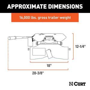 Product of Curt 16520 Fifth Wheel Trailer Hitch Head