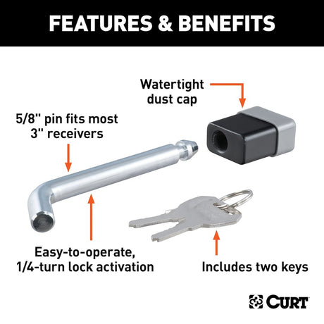 Product of Curt 23021 Trailer Hitch Pin