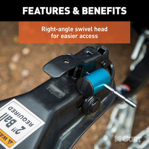 Product of Curt 23503 Trailer Coupler Lock