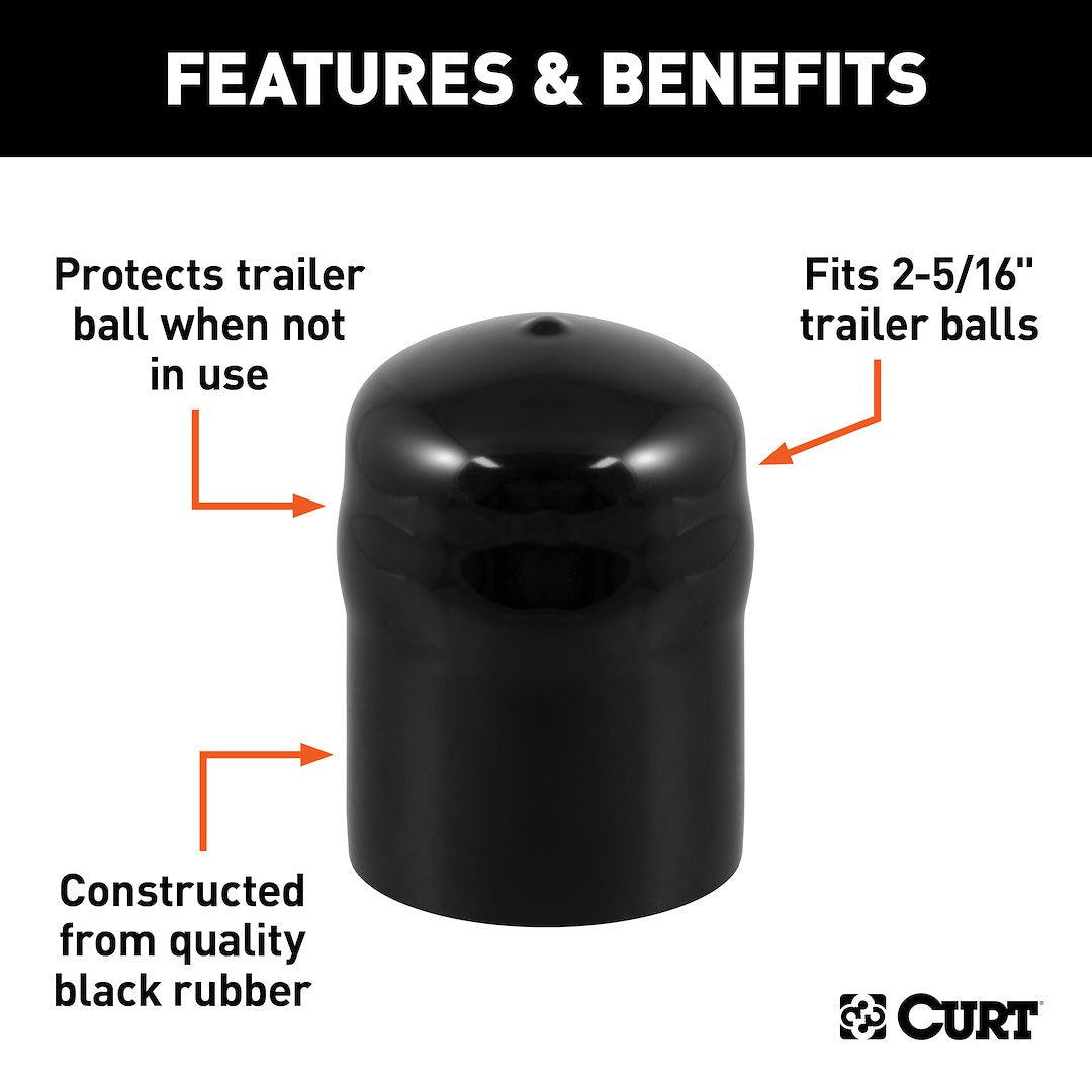 Product of Curt 21811 Trailer Hitch Ball Cover