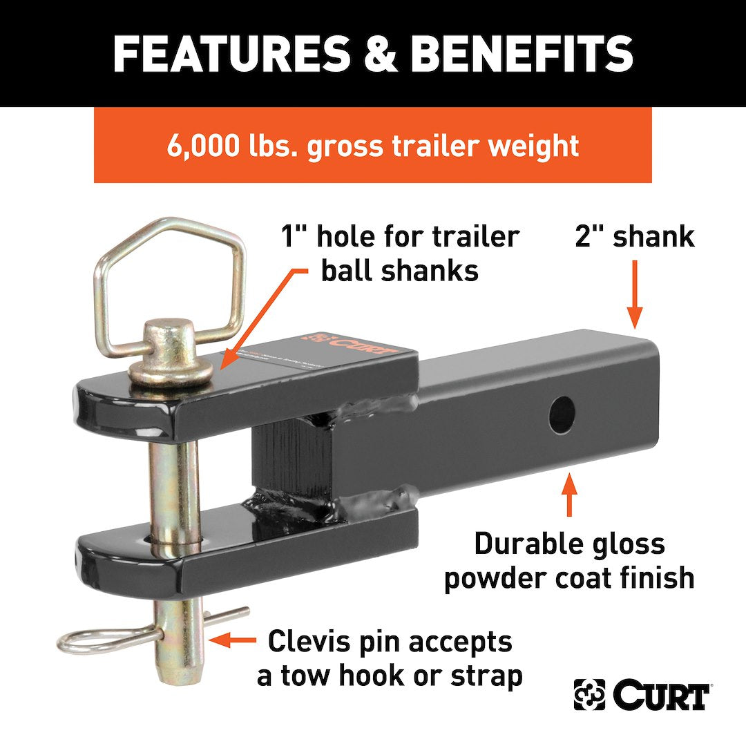 Product of Curt 45821 Trailer Hitch Ball Mount